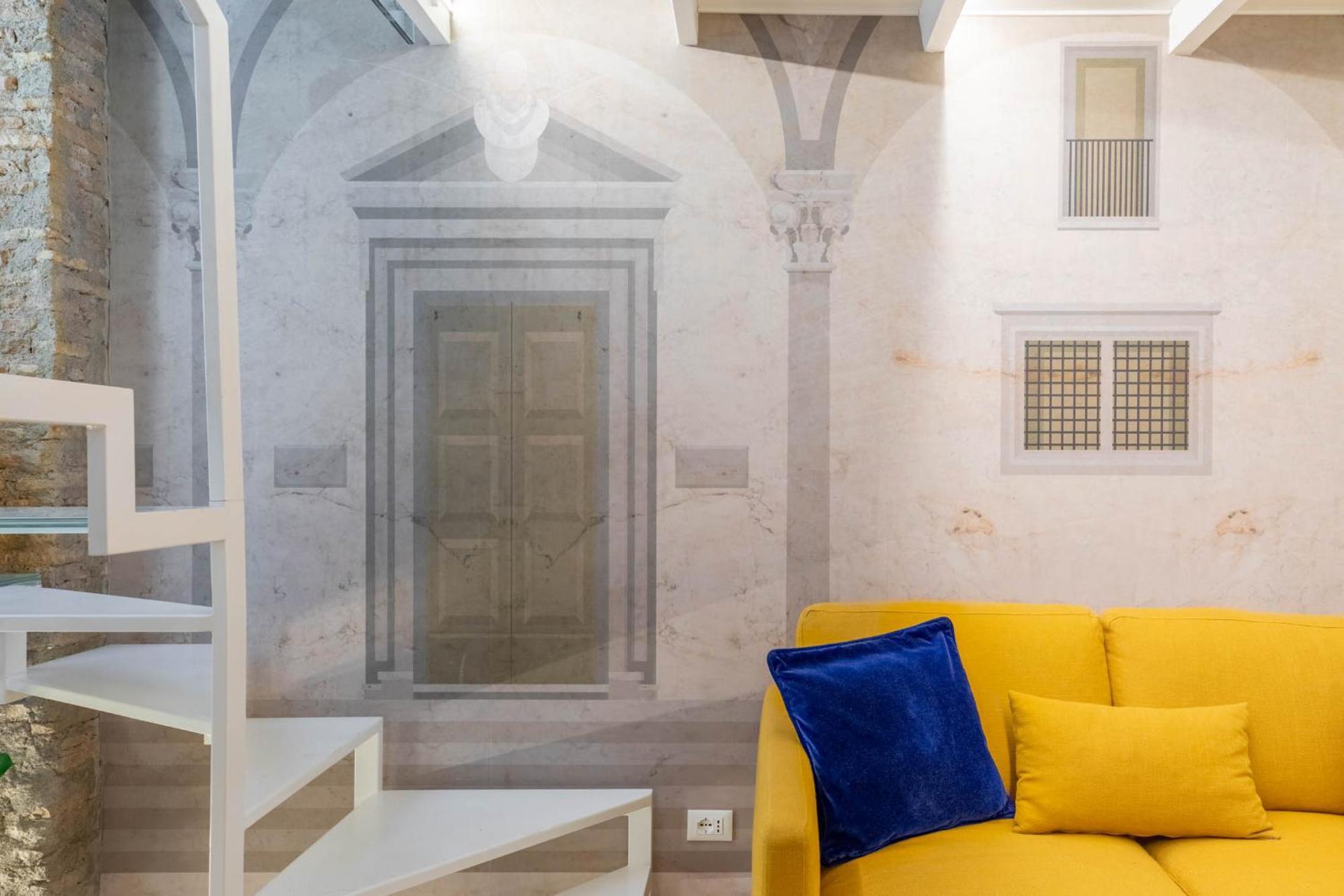 شقة Iflat Glass And Stone Loft روما المظهر الخارجي الصورة