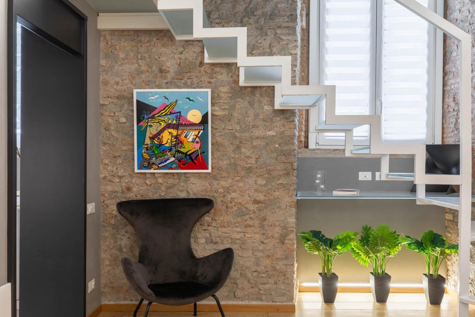 شقة Iflat Glass And Stone Loft روما المظهر الخارجي الصورة